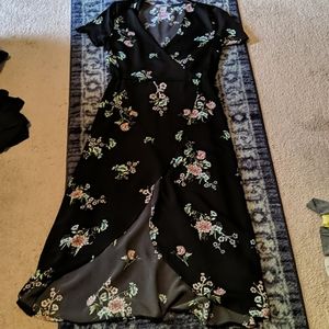H&M Faux Floral Wrap Dress *Wedding Guest Dress*